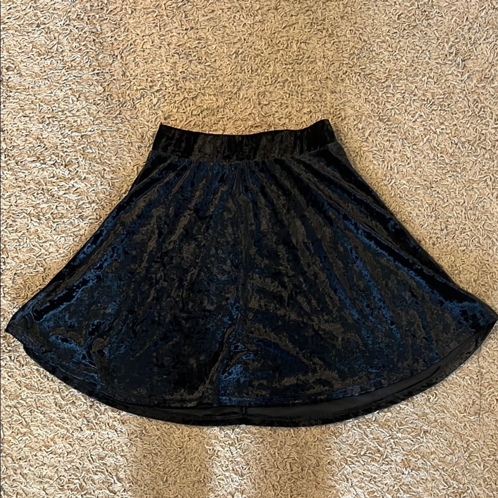 Papaya Black Skater Mini Skirt Cocktail